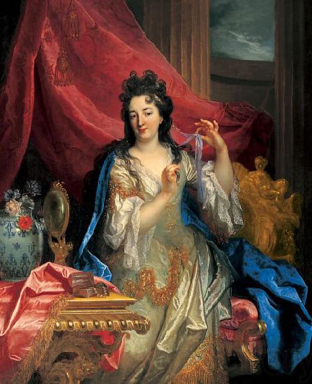 Nicolas de Largilliere Portrait of a Woman Spain oil painting art
